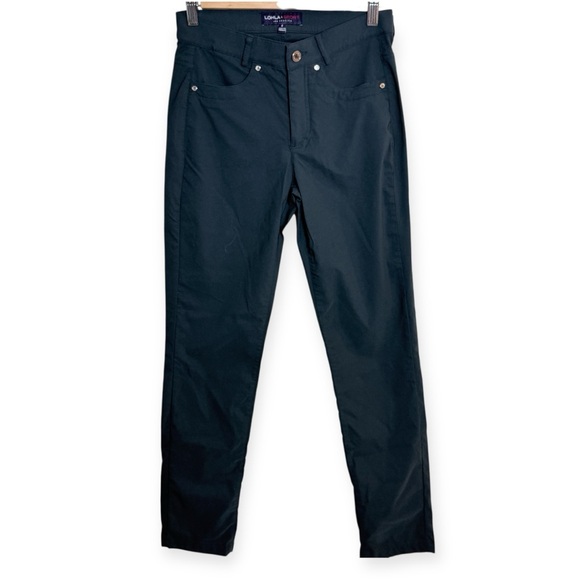 Lohla Sport Dark Green Golf Pants Size 2 Performance Athleisure - Picture 2 of 3